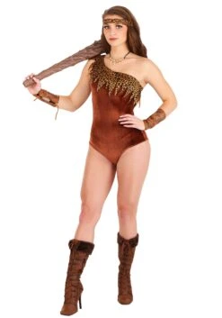 Fierce Cavewoman Costume For Women 9 Fierce Cavewoman Costume For Women -Halloween Costumes womens fierce cavewoman costume3