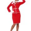 Womens First Class Flight Attendant Costume