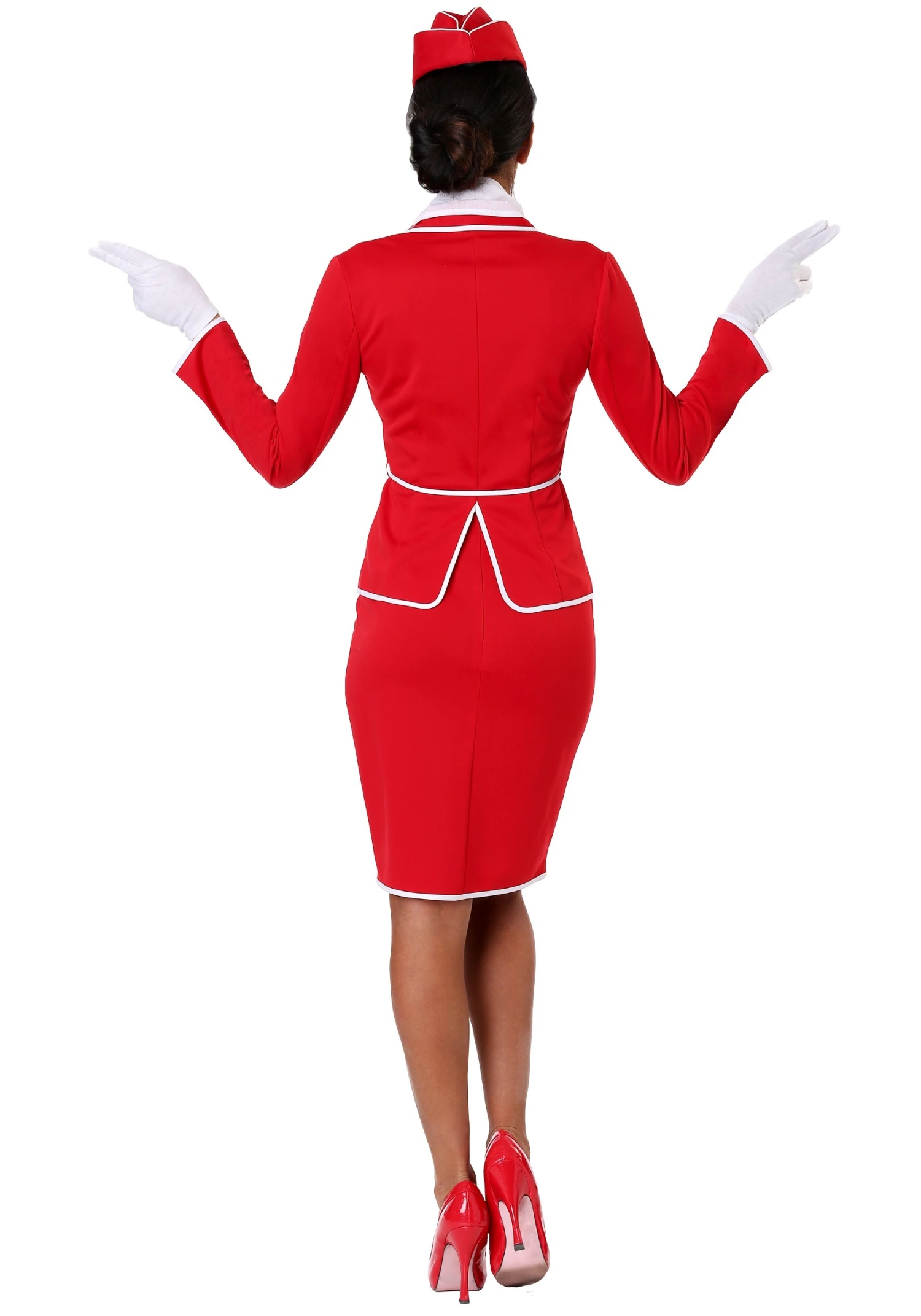 Womens First Class Flight Attendant Costume 4 Womens First Class Flight Attendant Costume - Image 2