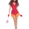 Women's Flaming Diva Costume -Halloween Costumes womens flaming diva costume