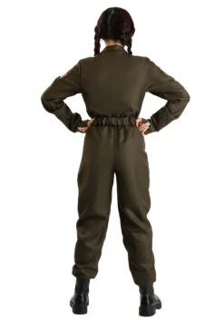 Flight Suit Top Gun Costume For Women -Halloween Costumes womens flight suit top gun costume alt 2