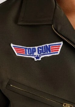 Flight Suit Top Gun Costume For Women -Halloween Costumes womens flight suit top gun costume alt 5