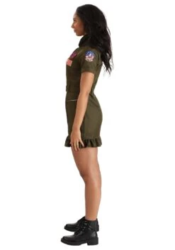Flight Suit Top Gun Costume Dress For Women 23 Flight Suit Top Gun Costume Dress For Women -Halloween Costumes womens flight suit top gun costume dress alt 9