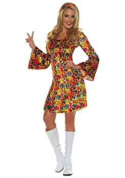 Flower Child Hippie Costume For Women