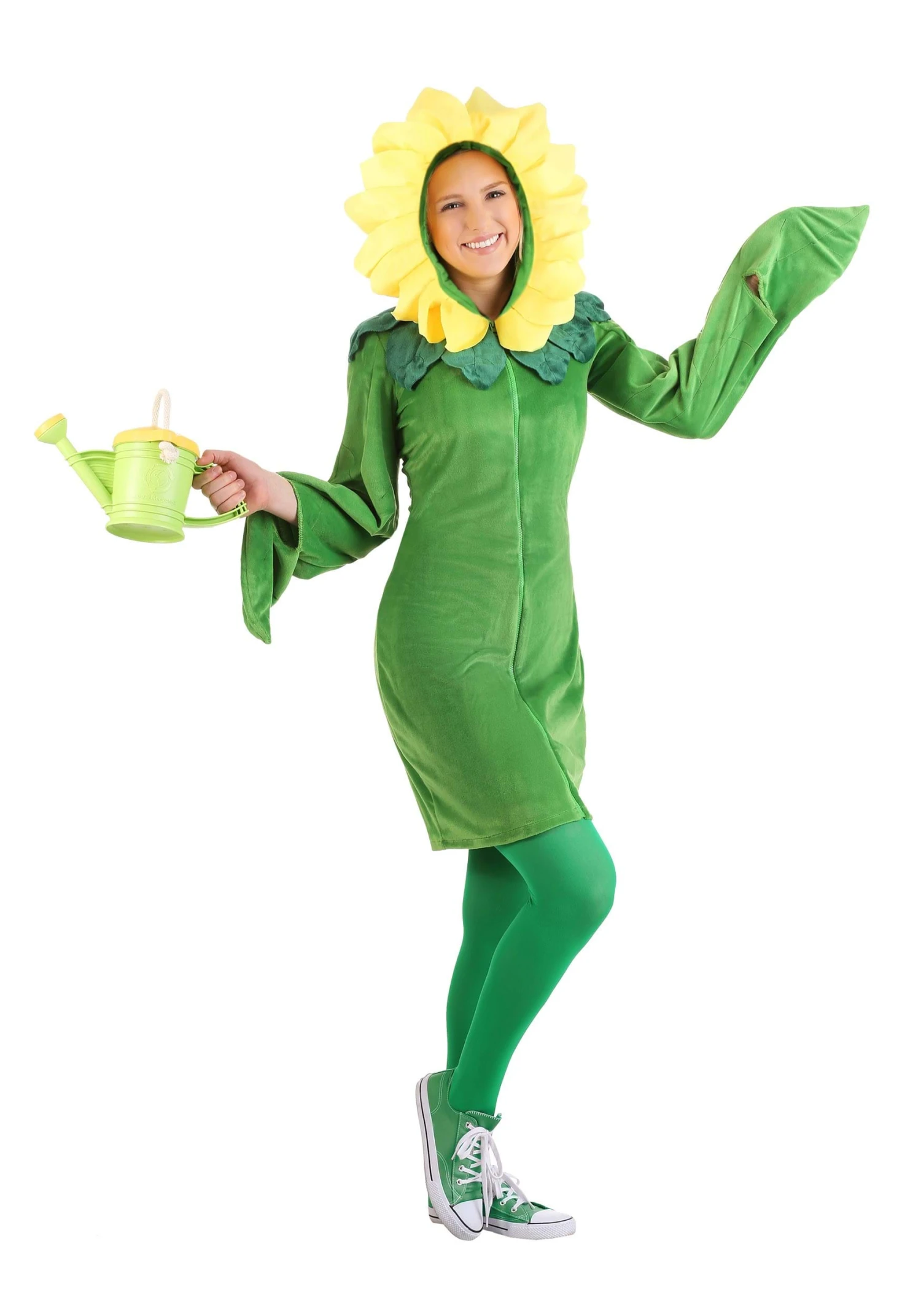 Women's Flower Hoodie Dress 4 Women's Flower Hoodie Dress - Image 2