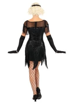 LEG AVENUE Women's Foxtrot Flirt Sequined Costume -Halloween Costumes womens foxtrot flirt costume2