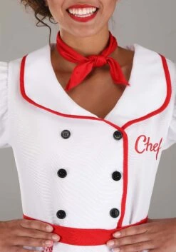 Fresh Chef Women's Costume 10 Fresh Chef Women's Costume -Halloween Costumes womens fresh chef costume alt 4
