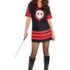 AMSCAN Women's Friday The 13th Jason Jersey Costume 2 AMSCAN Women's Friday The 13th Jason Jersey Costume -Halloween Costumes womens friday the 13th jason jersey costume