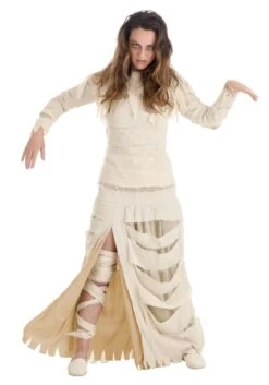 Full Length Mummy Costume For Women -Halloween Costumes womens full length mummy alt 1 1