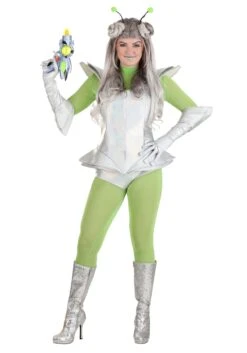 Women's Galactic Alien Babe Costume 23 Women's Galactic Alien Babe Costume -Halloween Costumes womens galactic alien babe alt 10