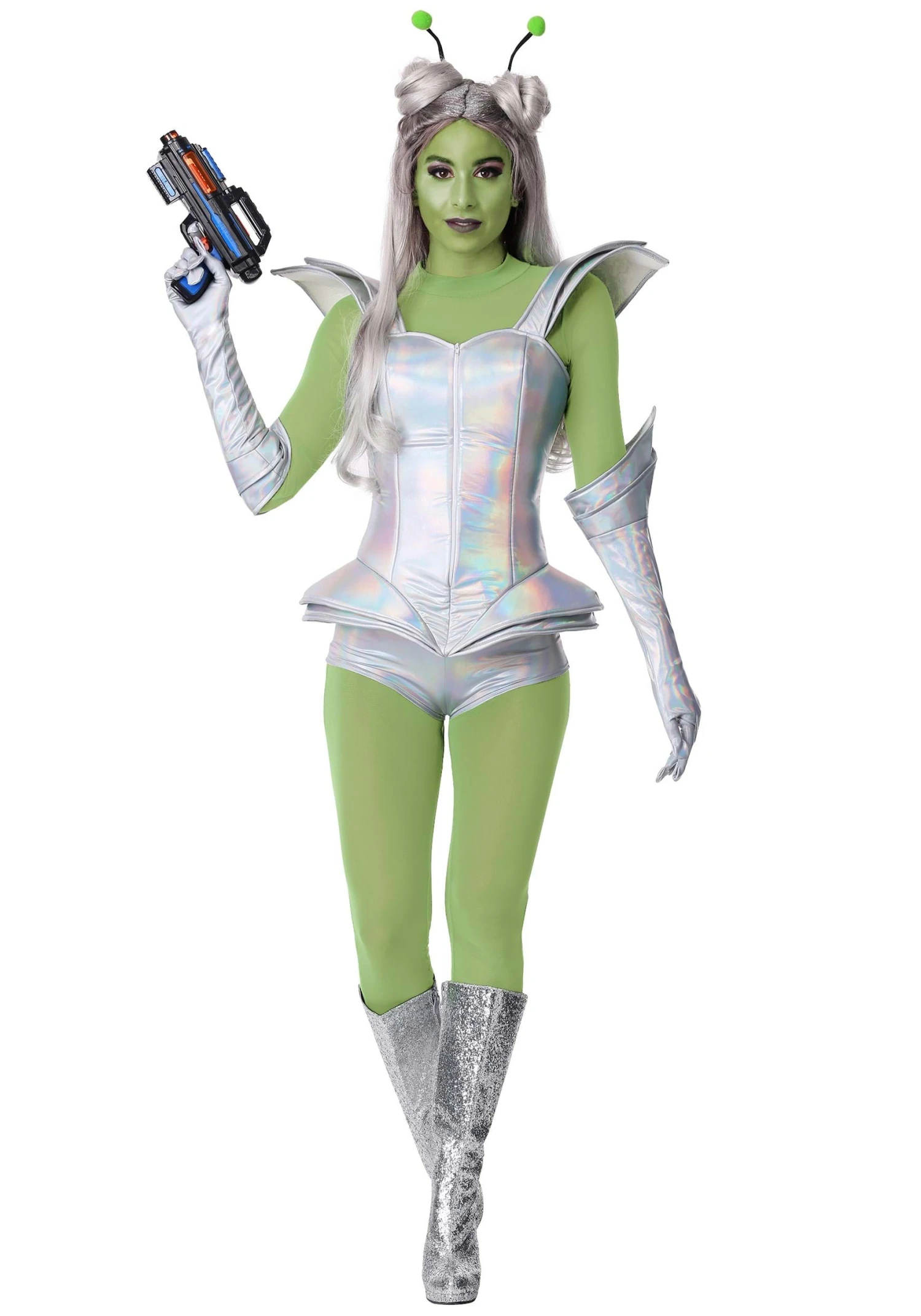 Women's Galactic Alien Babe Costume 3 Women's Galactic Alien Babe Costume