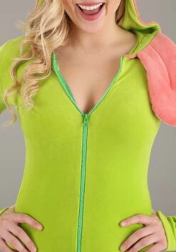 Ghostbusters Slimer Hoodie Women's Costume 9 Ghostbusters Slimer Hoodie Women's Costume -Halloween Costumes womens ghostbusters slimer hoodie costume alt 1