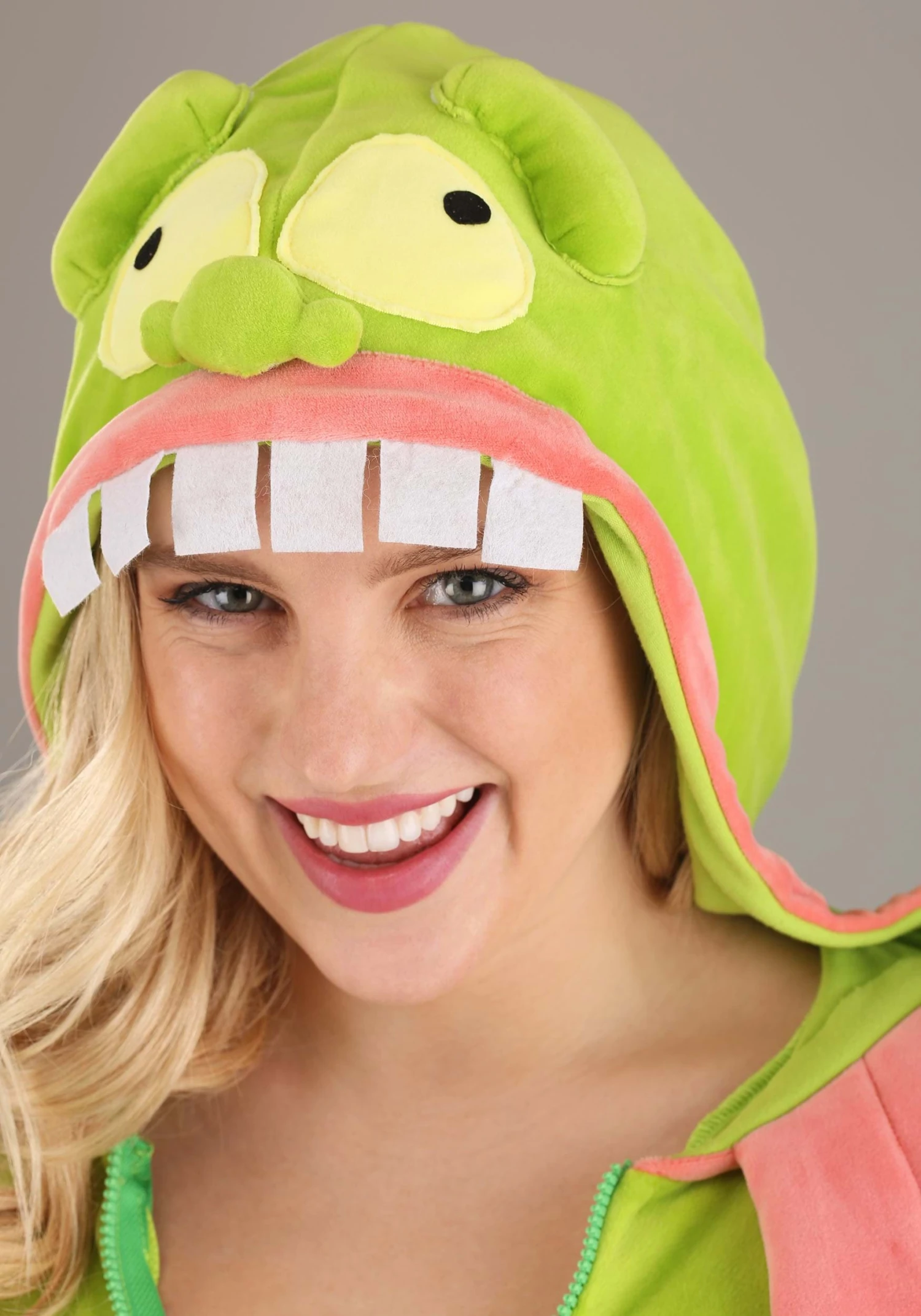Ghostbusters Slimer Hoodie Women's Costume 6 Ghostbusters Slimer Hoodie Women's Costume - Image 4