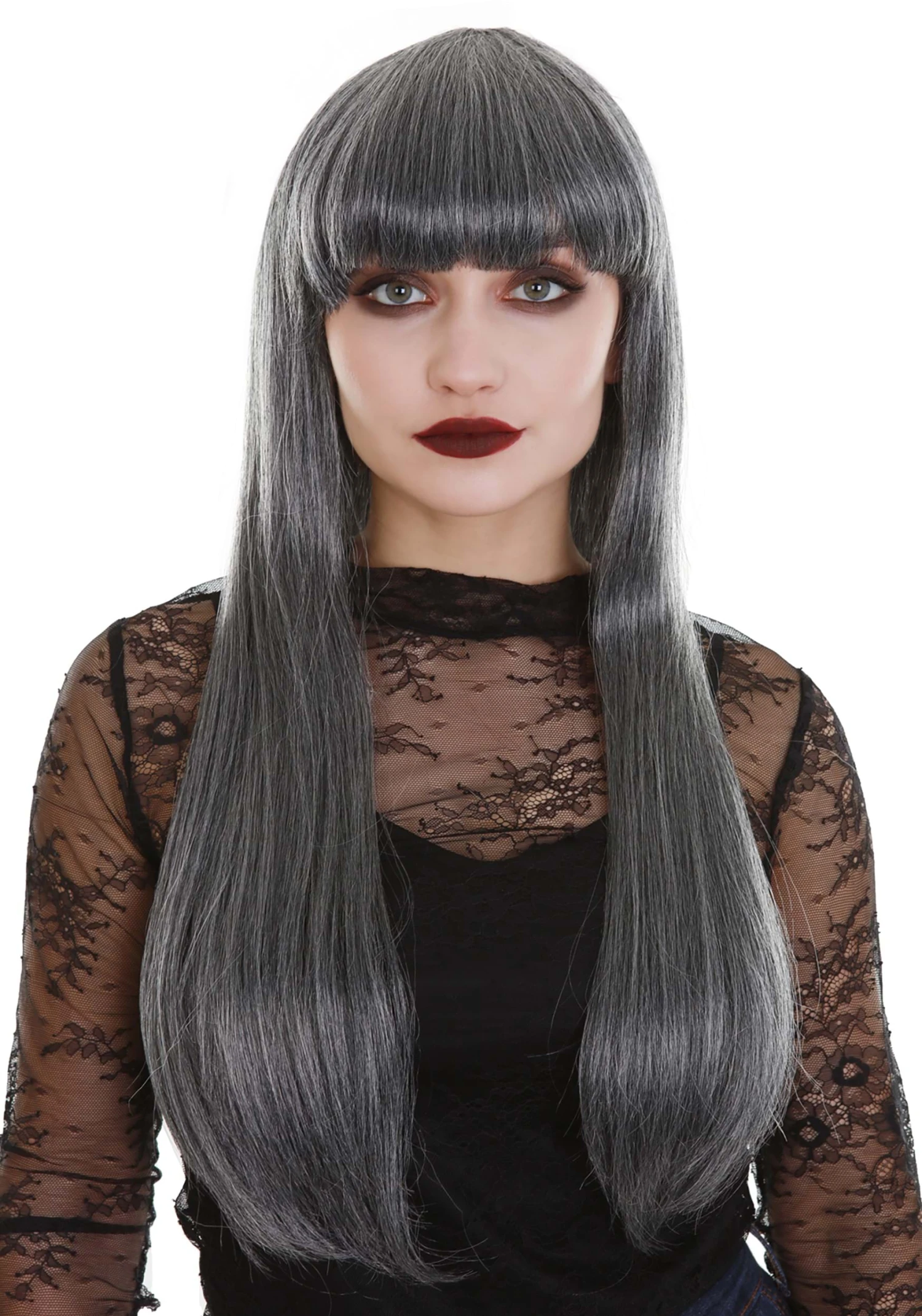 Women's Ghostly Grey Wig 3 Women's Ghostly Grey Wig