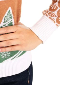 Women's Gingerbread House Ugly Christmas Sweater 22 Women's Gingerbread House Ugly Christmas Sweater -Halloween Costumes womens gingerbread house ugly christmas sweater alt 8