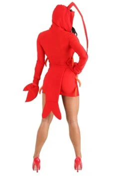 Glamorous Lobster Costume For Women 9 Glamorous Lobster Costume For Women -Halloween Costumes womens glamorous lobster costume alt 5