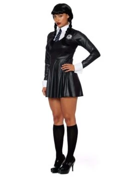 Dreamgirl Gothic Academy School Girl Costume Dress For Women -Halloween Costumes womens gothic academy school girl costume dress alt 1