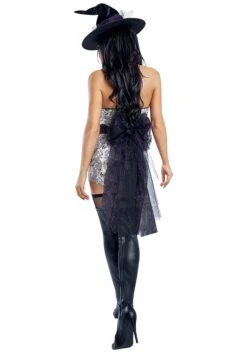 Gothic Elegance Witch Costume For Women -Halloween Costumes womens gothic elegance witch costume alt 1
