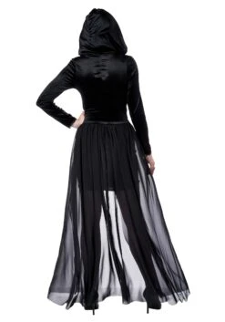 Gothic Hooded Costume Dress For Women -Halloween Costumes womens gothic hooded dress costume alt 1