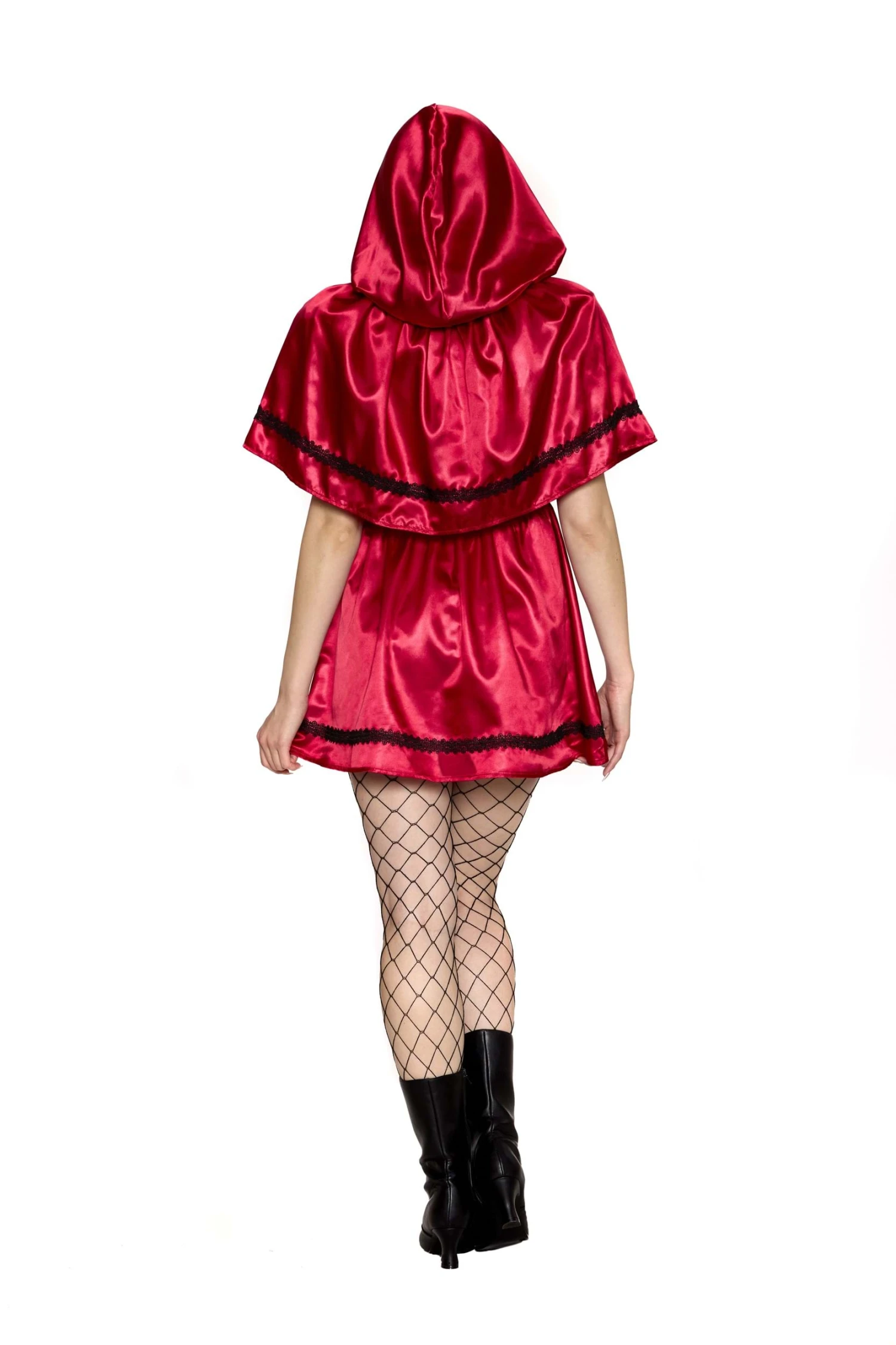 Gothic Red Riding Hood Costume For Women 5 Gothic Red Riding Hood Costume For Women - Image 3