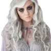 Gray Glow In The Dark Women's Wig