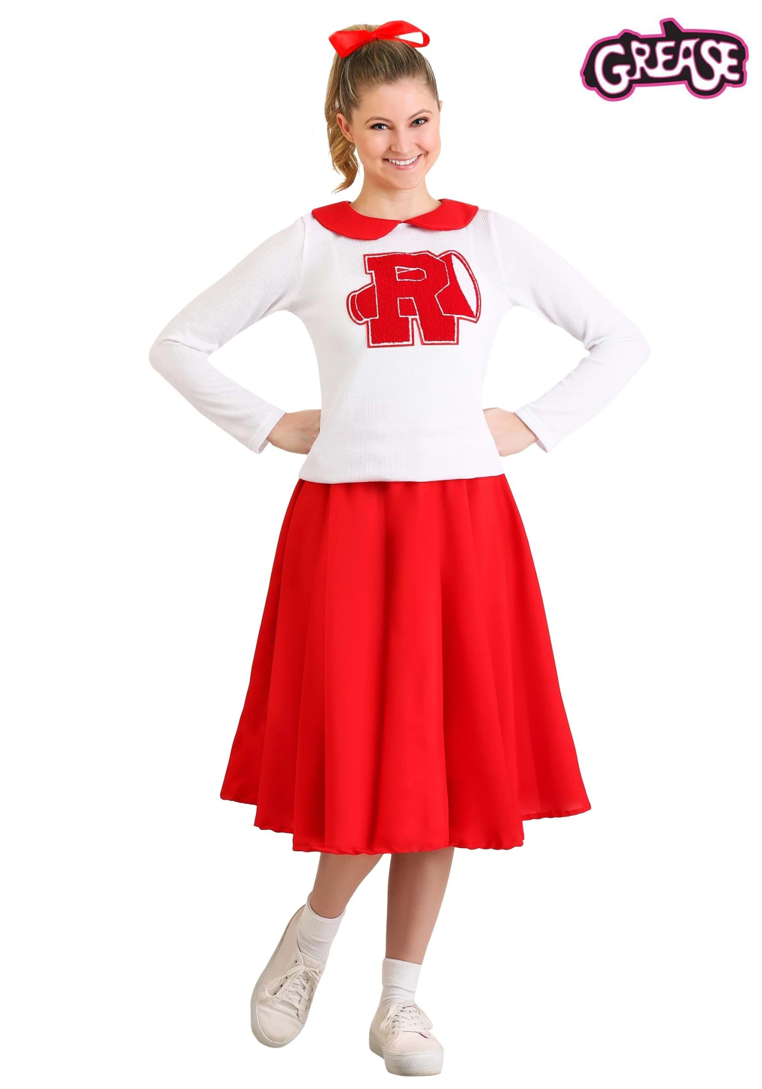 Grease Rydell High Cheerleader Costume For Women 3 Grease Rydell High Cheerleader Costume For Women