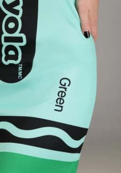 Green Women's Crayola Crayon Costume -Halloween Costumes womens green crayola crayon costume alt 3