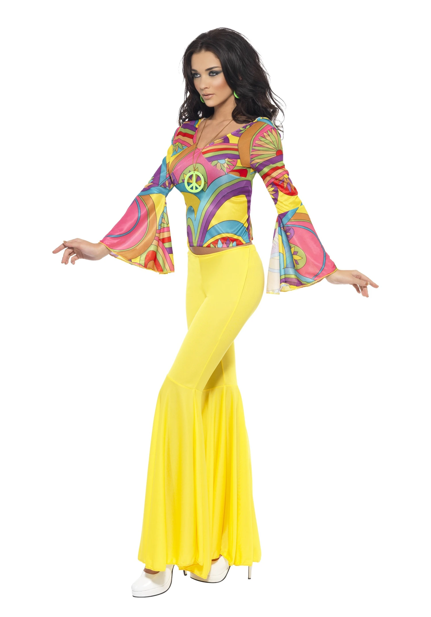 Smiffys Women's Groovy Gal Costume 6 Smiffys Women's Groovy Gal Costume - Image 4