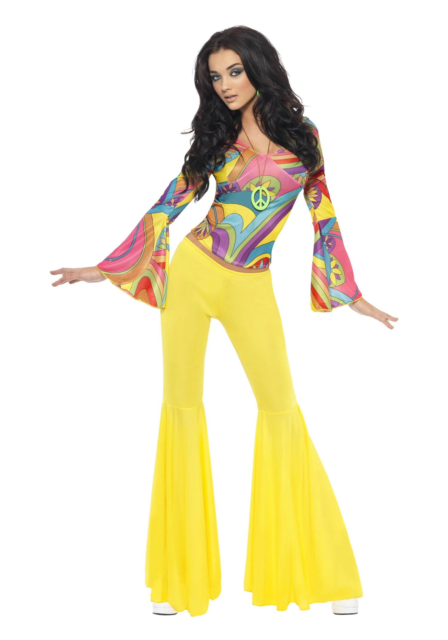 Smiffys Women's Groovy Gal Costume 3 Smiffys Women's Groovy Gal Costume