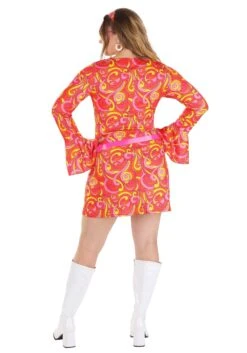 Dreamgirl Groovy Go Go Dancer Costume For Women -Halloween Costumes womens groovy go go dancer costume alt 5