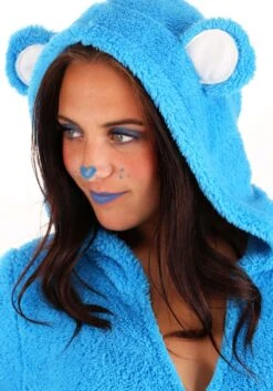 Grumpy Bear Romper Women's Costume 12 Grumpy Bear Romper Women's Costume -Halloween Costumes womens grumpy bear romper costume alt 3