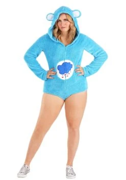 Grumpy Bear Romper Women's Costume 15 Grumpy Bear Romper Women's Costume -Halloween Costumes womens grumpy bear romper costume alt 6