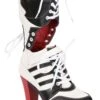 Harlequin High Heel Boots For Women 2 Harlequin High Heel Boots For Women -Halloween Costumes womens harlequin high heel boots