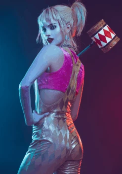 Women's Harley Quinn Gold Overalls Costume 27 Women's Harley Quinn Gold Overalls Costume -Halloween Costumes womens harley quinn gold overalls costume alt 12