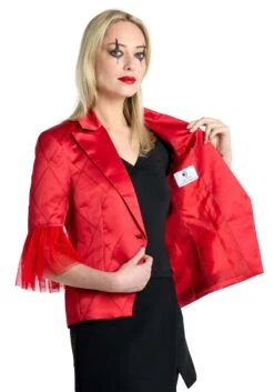 Opposuits Harley Quinn Costume Suit Blazer For Women -Halloween Costumes womens harley quinn suit blazer alt 3