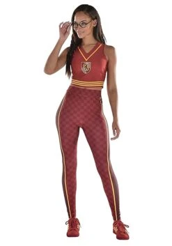 AMSCAN Women's Harry Potter Gryffindor Quidditch Costume 8 AMSCAN Women's Harry Potter Gryffindor Quidditch Costume -Halloween Costumes womens harry potter griffindor costume alt 2