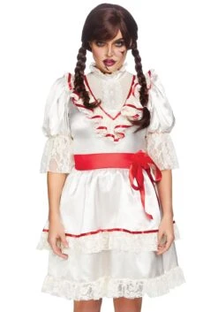 LEG AVENUE Haunted Doll Dress Women's Costume 7 LEG AVENUE Haunted Doll Dress Women's Costume -Halloween Costumes womens haunted doll dress costume alt 2