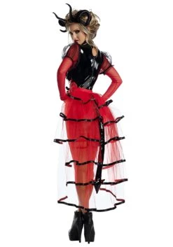 Sexy Hellhound Demon Costume For Women -Halloween Costumes womens hellhound demon alt 1