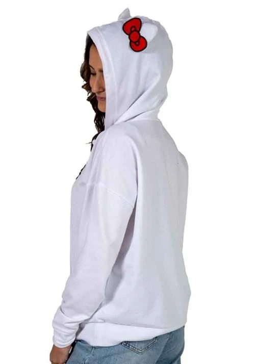 /Women's Hello Kitty Cosplay Hoodie 4 /Women's Hello Kitty Cosplay Hoodie - Image 2