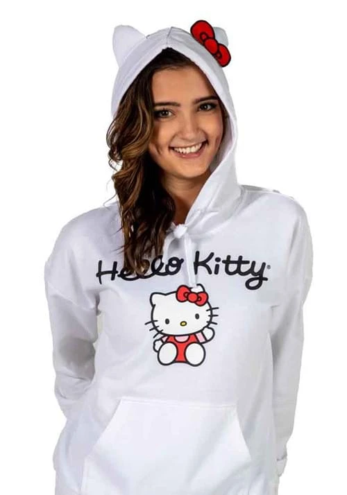 /Women's Hello Kitty Cosplay Hoodie 3 /Women's Hello Kitty Cosplay Hoodie