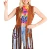 Hippie Costume Vest 1 Hippie Costume Vest -Halloween Costumes womens hippie costume vest
