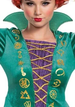 Disguise Women's Hocus Pocus Deluxe Wini Costume -Halloween Costumes womens hocus pocus deluxe wini costume alt 3