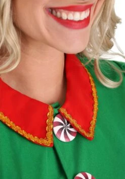 Holiday Elf Women's Costume 17 Holiday Elf Women's Costume -Halloween Costumes womens holiday elf costume alt 11