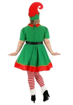 Holiday Elf Women's Costume 14 Holiday Elf Women's Costume -Halloween Costumes womens holiday elf costume alt 6