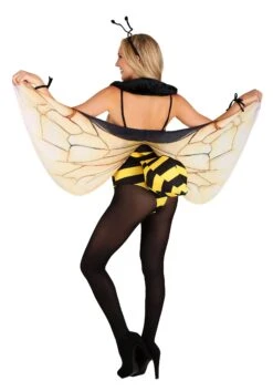 Honey Bee Bodysuit Costume For Women 7 Honey Bee Bodysuit Costume For Women -Halloween Costumes womens honey bee bodysuit costume alt2