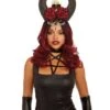 Dreamgirl Women's Horn & Skull Costume Headpiece Accessory