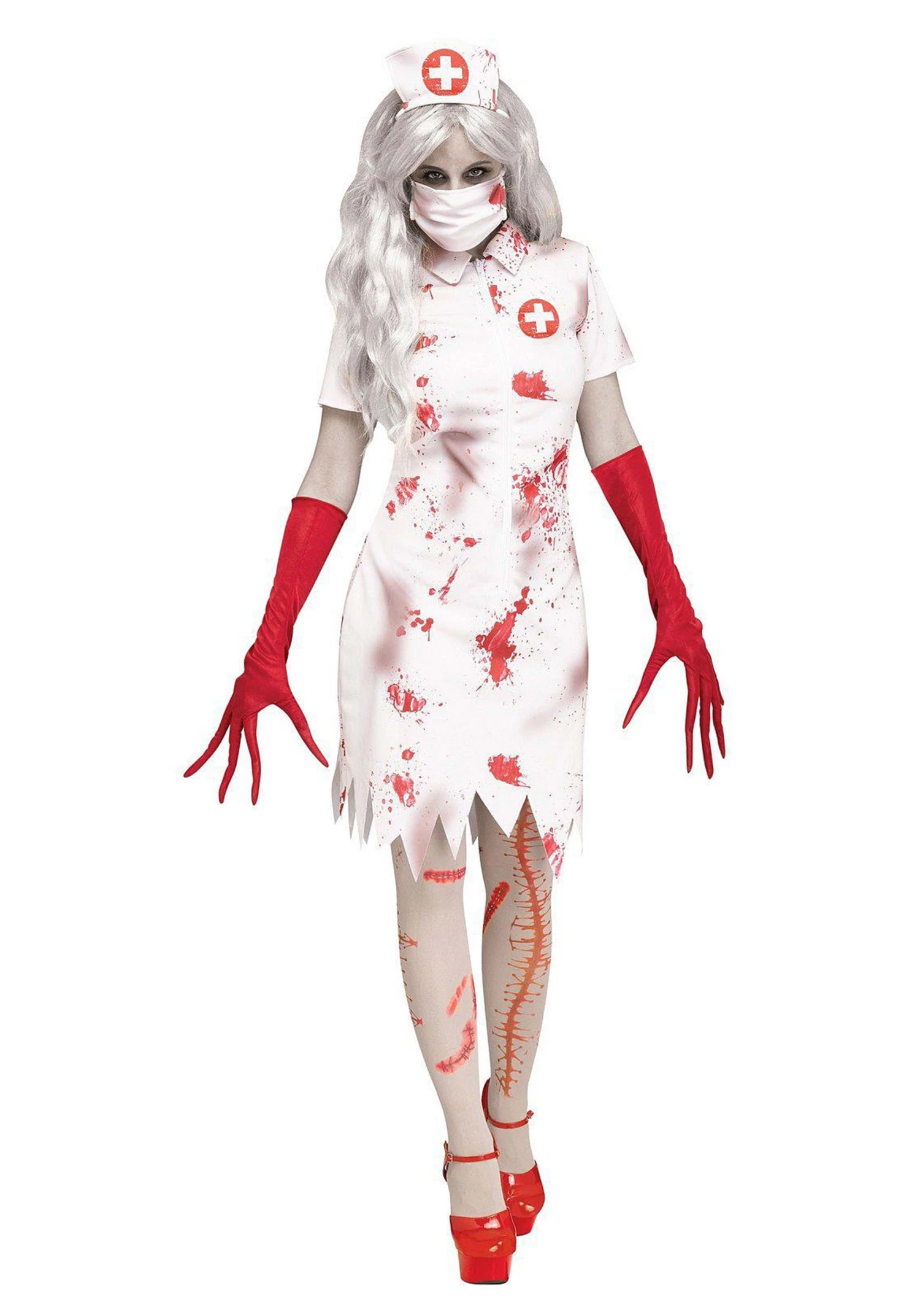 Fun World Horror Nurse Costume For Women 3 Fun World Horror Nurse Costume For Women