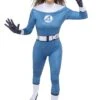 JAZWARES Women's Fantastic Four Invisible Woman Zentai Suit Costume -Halloween Costumes womens invisible woman fantastic four zentai suit