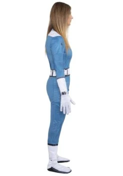JAZWARES Women's Fantastic Four Invisible Woman Zentai Suit Costume -Halloween Costumes womens invisible woman fantastic four zentai suit alt 6