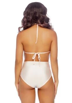 LEG AVENUE Women's Iridescent Sequin Mermaid Bodysuit -Halloween Costumes womens iridescent sequin bodysuit 1